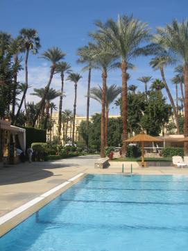 Gardens and pool, Winter Palace Hotel, Luxor