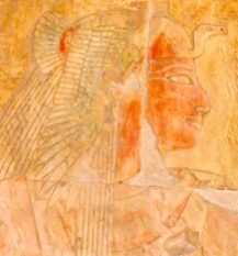 Queen Ahmes, wall relief at Hatshepsut's Temple